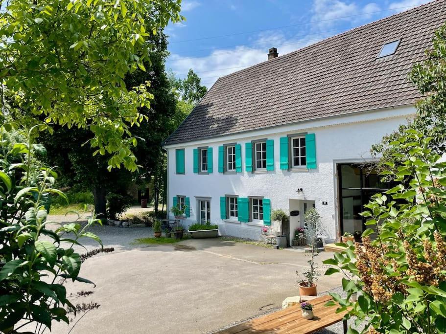 Zauberhafte Ferienscheune Im Hofgut Alte Oelmuehle 恩根 外观 照片